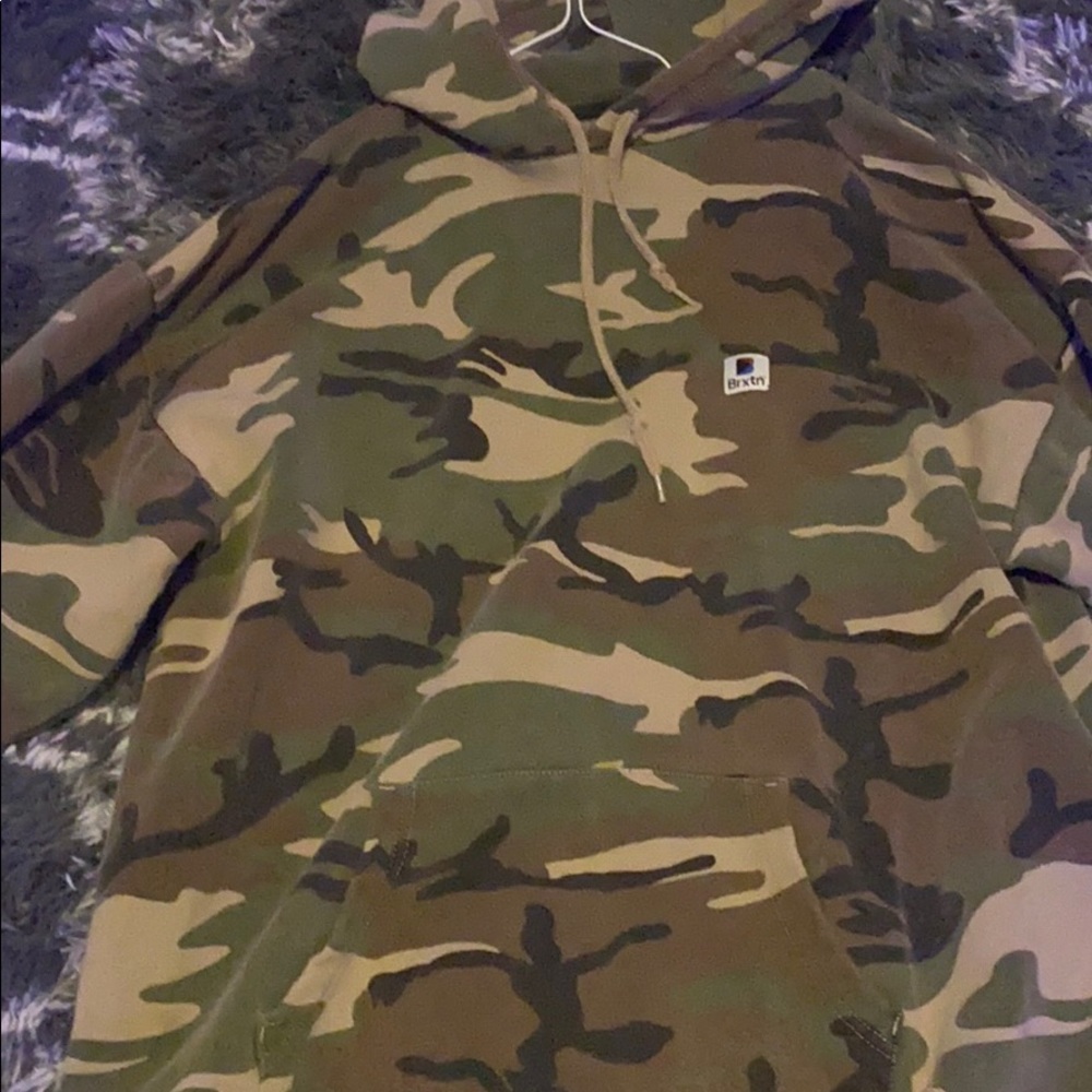 men’s camo brixton hoodie